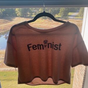 Feminist Crop Top